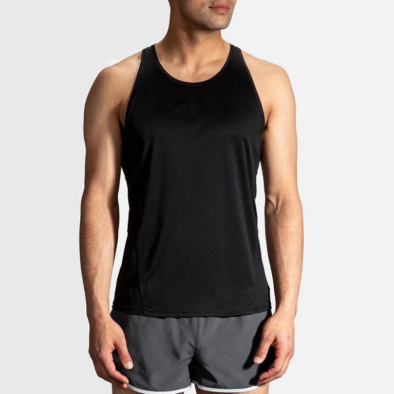 Brooks Stealth Hardlooptanktop voor Heren Grijs (YIMBS-7529)